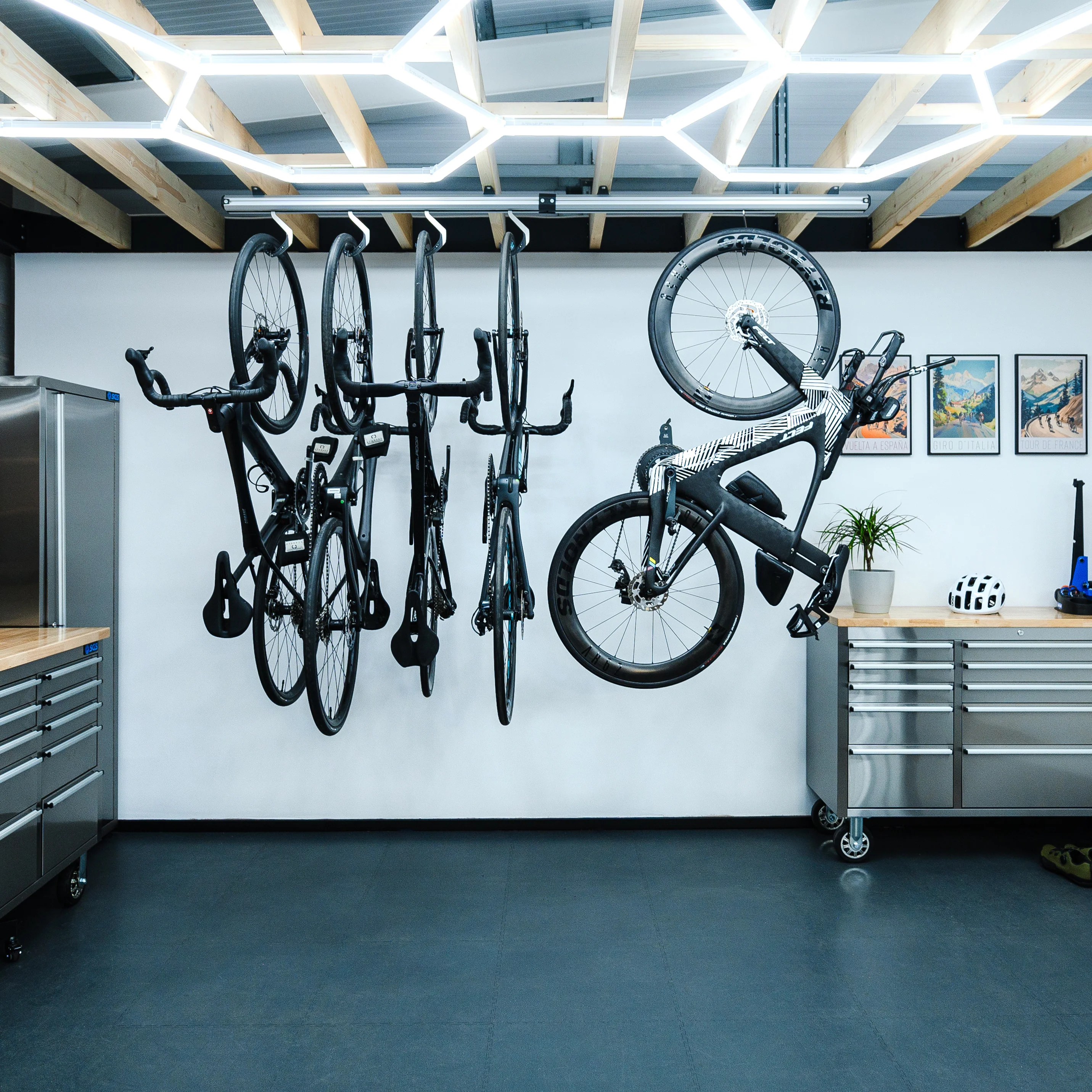 Almost Perfect SpaceRail - 4 Bike Ceiling - Image 4